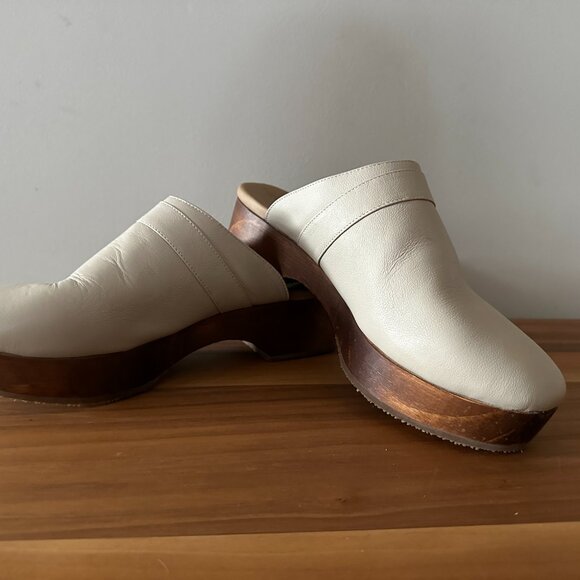Poppy Barley Shoes - POPPY BARLEY Brooklyn Clog - Oatmeal - Size 10